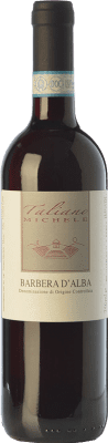 9,95 € Spedizione Gratuita | Vino rosso Taliano Michele D.O.C. Barbera d'Alba Piemonte Italia Barbera Bottiglia 75 cl