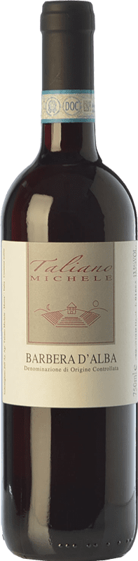 9,95 € Envio grátis | Vinho tinto Taliano Michele D.O.C. Barbera d'Alba Piemonte Itália Barbera Garrafa 75 cl