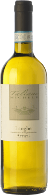 9,95 € Spedizione Gratuita | Vino bianco Taliano Michele D.O.C. Langhe Piemonte Italia Arneis Bottiglia 75 cl