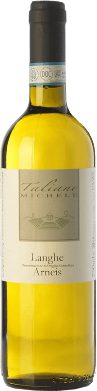 9,95 € Бесплатная доставка | Белое вино Taliano Michele D.O.C. Langhe Пьемонте Италия Arneis бутылка 75 cl