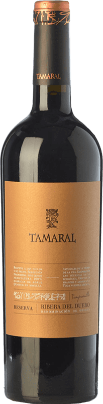 26,95 € Kostenloser Versand | Rotwein Tamaral Reserve D.O. Ribera del Duero Kastilien und León Spanien Tempranillo Flasche 75 cl