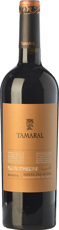 25,95 € Spedizione Gratuita | Vino rosso Tamaral Riserva D.O. Ribera del Duero Castilla y León Spagna Tempranillo Bottiglia 75 cl