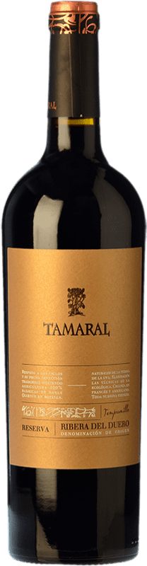26,95 € Kostenloser Versand | Rotwein Tamaral Reserve — Gereift D.O. Ribera del Duero Kastilien und León Spanien Tempranillo Flasche 75 cl