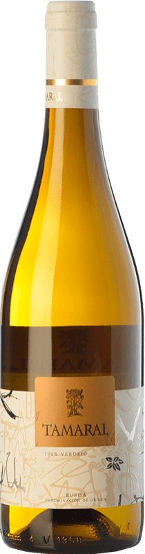 8,95 € Бесплатная доставка | Белое вино Tamaral D.O. Rueda Кастилия-Леон Испания Verdejo — Вердехо Бутылка 75 cl