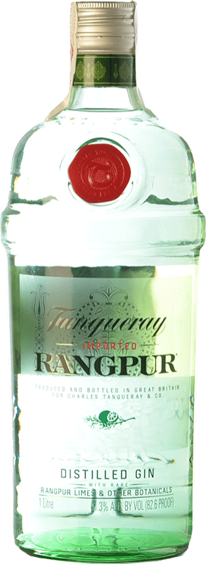 29,95 € Spedizione Gratuita | Gin Tanqueray Rangpur Regno Unito Bottiglia 1 L