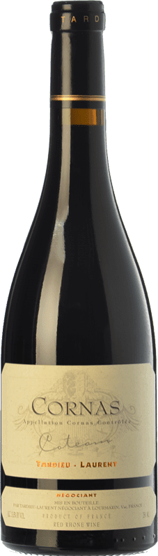 51,95 € Бесплатная доставка | Красное вино Tardieu-Laurent Coteaux A.O.C. Cornas Рона Франция Syrah бутылка 75 cl