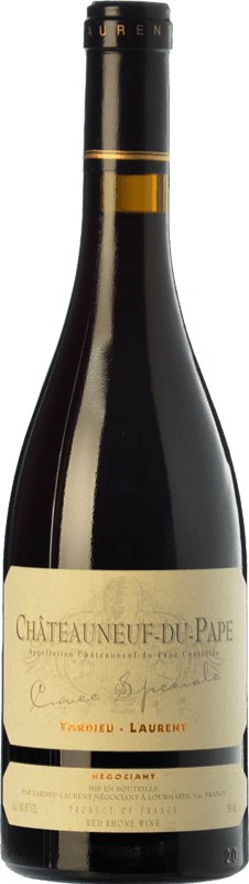103,95 € Envío gratis | Vino tinto Tardieu-Laurent Cuvée Spéciale Reserva A.O.C. Châteauneuf-du-Pape Rhône Francia Garnacha Botella 75 cl