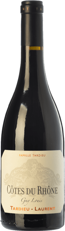 19,95 € Бесплатная доставка | Красное вино Tardieu-Laurent Guy Louis старения A.O.C. Côtes du Rhône Рона Франция Syrah, Grenache бутылка 75 cl