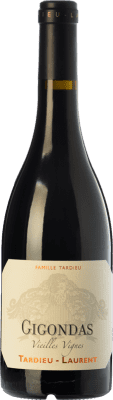 42,95 € Бесплатная доставка | Красное вино Tardieu-Laurent Vieilles Vignes Резерв A.O.C. Gigondas Рона Франция Grenache, Mourvèdre бутылка 75 cl