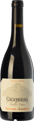 68,95 € Spedizione Gratuita | Vino Rosso Tardieu-Laurent VV Vieilles Vignes — Vigne Vecchie Riserva A.O.C. Gigondas Rhône Francia Garnacha — Grenache, Mourvèdre Bottiglia 75 cl