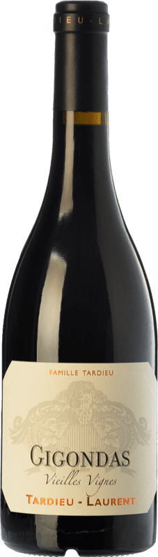 68,95 € 免费送货 | 红葡萄酒 Tardieu-Laurent VV Vieilles Vignes — 老藤 珍藏 A.O.C. Gigondas 罗纳 法国 Garnacha — 歌海娜, Mourvèdre — 穆尔韦德尔 瓶装 75 cl