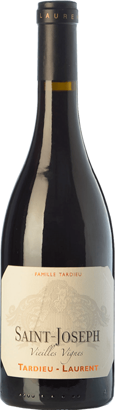 39,95 € Бесплатная доставка | Красное вино Tardieu-Laurent Vieilles Vignes старения A.O.C. Saint-Joseph Рона Франция Syrah, Serine бутылка 75 cl