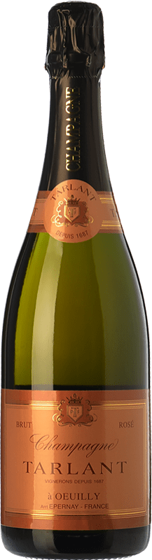 56,95 € Free Shipping | Rosé sparkling Tarlant Rosé Brut Reserve A.O.C. Champagne Champagne France Pinot Black, Chardonnay Bottle 75 cl
