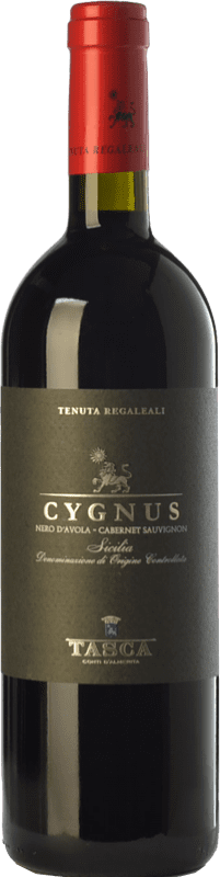 18,95 € Envío gratis | Vino Tinto Tasca Conti d'Almerita Cygnus I.G.T. Terre Siciliane Sicilia Italia Cabernet Sauvignon, Nero d'Avola Botella 75 cl