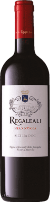 19,95 € 免费送货 | 红酒 Tasca d'Almerita Regaleali I.G.T. Terre Siciliane 西西里岛 意大利 Nero d'Avola 瓶子 75 cl