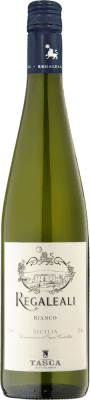 9,95 € Envio grátis | Vinho branco Tasca Conti d'Almerita Regaleali Bianco I.G.T. Terre Siciliane Sicília Itália Chardonnay, Insolia, Grecanico, Catarratto Garrafa 75 cl