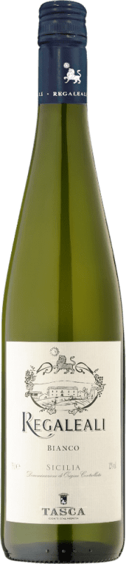 13,95 € Envio grátis | Vinho branco Tasca d'Almerita Regaleali Bianco I.G.T. Terre Siciliane Sicília Itália Chardonnay, Insolia, Grecanico, Catarratto Garrafa 75 cl