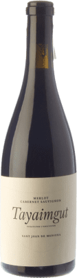 18,95 € 免费送货 | 红酒 Tayaimgut Hort de les Canyes 岁 D.O. Penedès 加泰罗尼亚 西班牙 Merlot, Cabernet Sauvignon 瓶子 75 cl