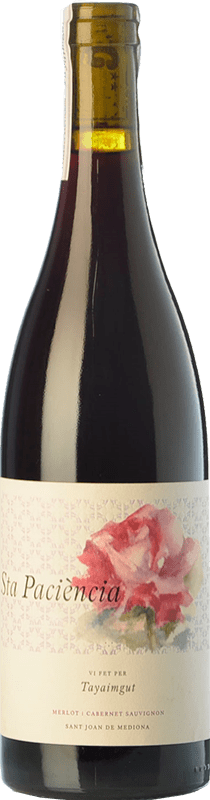 22,95 € Free Shipping | Red wine Tayaimgut Santa Paciència Aged D.O. Penedès Catalonia Spain Merlot, Cabernet Sauvignon Bottle 75 cl