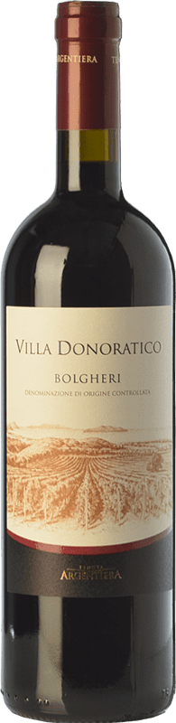 31,95 € Free Shipping | Red Wine Tenuta Argentiera Villa Donoratico D.O.C. Bolgheri Tuscany Italy Merlot, Syrah — Shiraz, Cabernet Sauvignon, Cabernet Franc, Petit Verdot Bottle 75 cl