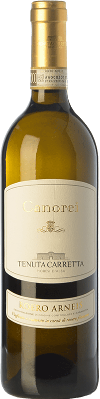 19,95 € Бесплатная доставка | Белое вино Tenuta Carretta Canorei D.O.C.G. Roero Пьемонте Италия Arneis бутылка 75 cl