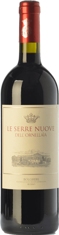 46,95 € Free Shipping | Red wine Ornellaia Le Serre Nuove D.O.C. Bolgheri Tuscany Italy Merlot, Cabernet Sauvignon, Cabernet Franc, Petit Verdot Bottle 75 cl