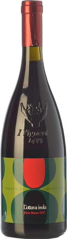 22,95 € Envoi gratuit | Vin rouge Tenuta di Castellaro L'Ottava Isola D.O.C. Etna Sicile Italie Nerello Mascalese, Nerello Cappuccio Bouteille 75 cl