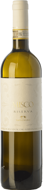 28,95 € Spedizione Gratuita | Vino Bianco Tavignano Misco Riserva D.O.C.G. Castelli di Jesi Verdicchio Riserva Marche Italia Verdicchio 75 cl