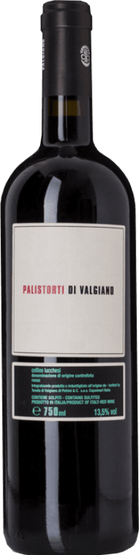 25,95 € Free Shipping | Red wine Tenuta di Valgiano Palistorti Rosso D.O.C. Colline Lucchesi Tuscany Italy Merlot, Syrah, Sangiovese Bottle 75 cl