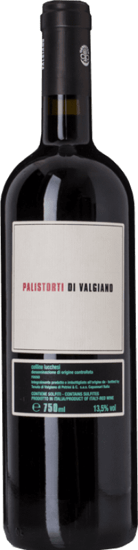 26,95 € Envoi gratuit | Vin Rouge Tenuta di Valgiano Palistorti D.O.C. Colline Lucchesi Toscane Italie Merlot, Syrah, Sangiovese Eco — Biologique Bouteille 75 cl