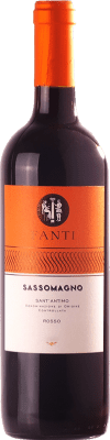 9,95 € Kostenloser Versand | Rotwein Vignaiolo Tenuta Fanti Sassomagno D.O.C. Sant'Antimo Toskana Italien Merlot, Syrah, Cabernet Sauvignon, Sangiovese Flasche 75 cl