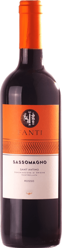 9,95 € Free Shipping | Red wine Vignaiolo Tenuta Fanti Sassomagno D.O.C. Sant'Antimo Tuscany Italy Merlot, Syrah, Cabernet Sauvignon, Sangiovese Bottle 75 cl