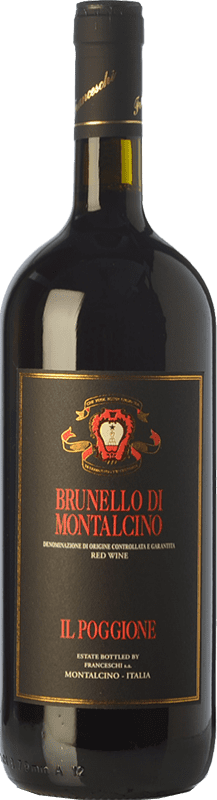 44,95 € Free Shipping | Red wine Il Poggione D.O.C.G. Brunello di Montalcino Tuscany Italy Sangiovese Magnum Bottle 1,5 L