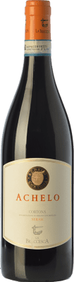22,95 € Free Shipping | Red Wine La Braccesca Achelo D.O.C. Cortona Tuscany Italy Syrah — Shiraz Bottle 75 cl
