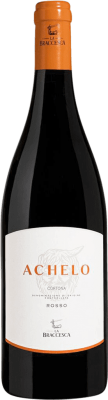 25,95 € 送料無料 | 赤ワイン La Braccesca Achelo D.O.C. Cortona トスカーナ イタリア Syrah — シラー 75 cl