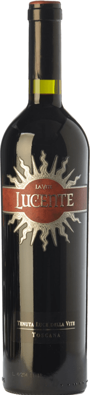 32,95 € 免费送货 | 红酒 Luce della Vite Lucente I.G.T. Toscana 托斯卡纳 意大利 Merlot, Sangiovese 瓶子 75 cl