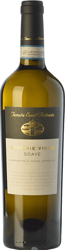 14,95 € Envío gratis | Vino blanco Tenuta Sant'Antonio Vecchie Vigne D.O.C. Soave Veneto Italia Garganega Botella 75 cl