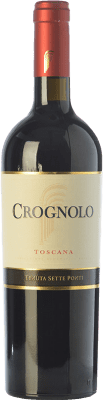 25,95 € Free Shipping | Red wine Tenuta Sette Ponti Crognolo I.G.T. Toscana Tuscany Italy Sangiovese Bottle 75 cl