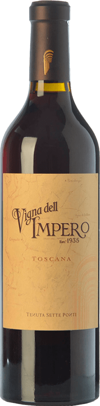 89,95 € Kostenloser Versand | Rotwein Tenuta Sette Ponti Vigna dell'Impero I.G.T. Toscana Toskana Italien Sangiovese 75 cl