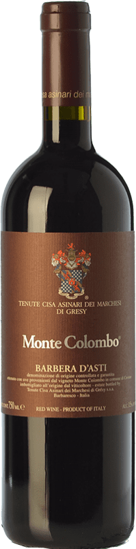 24,95 € Free Shipping | Red wine Cisa Asinari Marchesi di Grésy Asti Monte Colombo D.O.C. Barbera d'Asti Piemonte Italy Barbera Bottle 75 cl