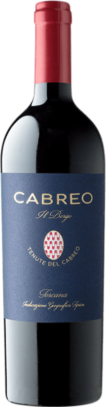 54,95 € Kostenloser Versand | Rotwein Cabreo Il Borgo I.G.T. Toscana Toskana Italien Cabernet Sauvignon, Sangiovese Flasche 75 cl