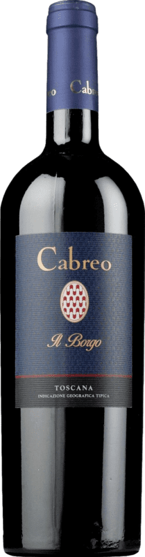 56,95 € Free Shipping | Red Wine Cabreo Il Borgo I.G.T. Toscana Tuscany Italy Cabernet Sauvignon, Sangiovese Bottle 75 cl