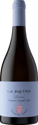 55,95 € Envío gratis | Vino Blanco Cabreo La Pietra I.G.T. Toscana Toscana Italia Chardonnay 75 cl