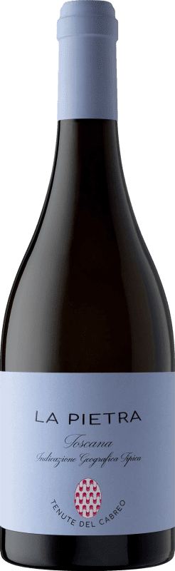 33,95 € Free Shipping | White Wine Cabreo La Pietra I.G.T. Toscana Tuscany Italy Chardonnay Bottle 75 cl