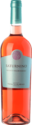11,95 € Envoi gratuit | Vin Rosé Tenute Rubino Saturnino I.G.T. Salento Campanie Italie Negroamaro 75 cl