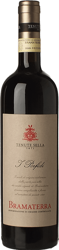 33,95 € Free Shipping | Red wine Tenute Sella I Porfidi D.O.C. Bramaterra Piemonte Italy Nebbiolo, Croatina, Vespolina Bottle 75 cl