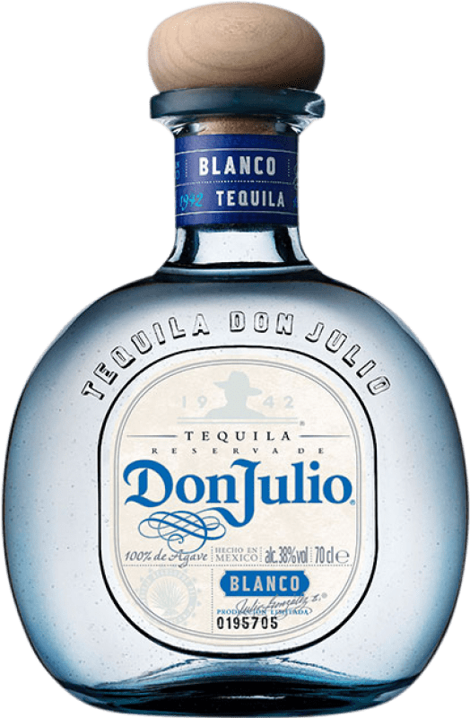 54,95 € Envío gratis | Tequila Don Julio Blanco Jalisco México 70 cl