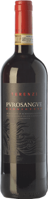 18,95 € 免费送货 | 红酒 Terenzi Purosangue 预订 D.O.C.G. Morellino di Scansano 托斯卡纳 意大利 Sangiovese 瓶子 75 cl