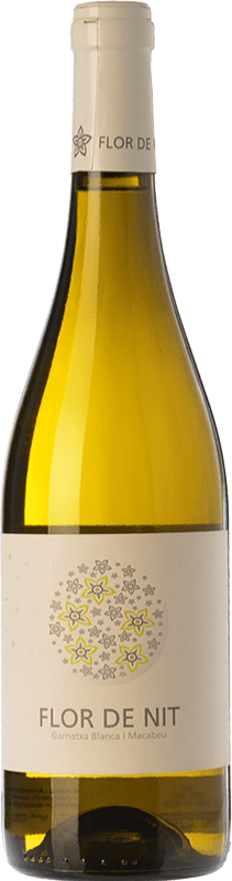 10,95 € Spedizione Gratuita | Vino bianco Terra i Vins Flor de Nit D.O. Terra Alta Catalogna Spagna Grenache Bianca, Macabeo Bottiglia 75 cl