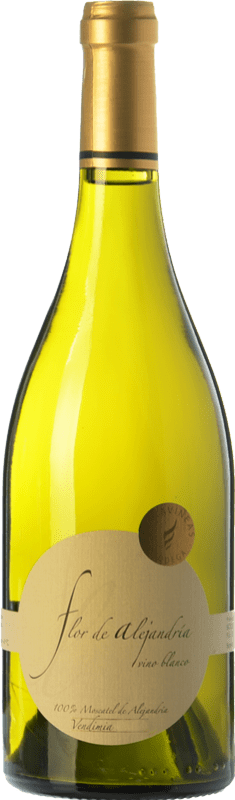 10,95 € Free Shipping | White wine Terra Vineas Flor de Alejandría Aged D.O. Valencia Valencian Community Spain Muscat of Alexandria Bottle 75 cl